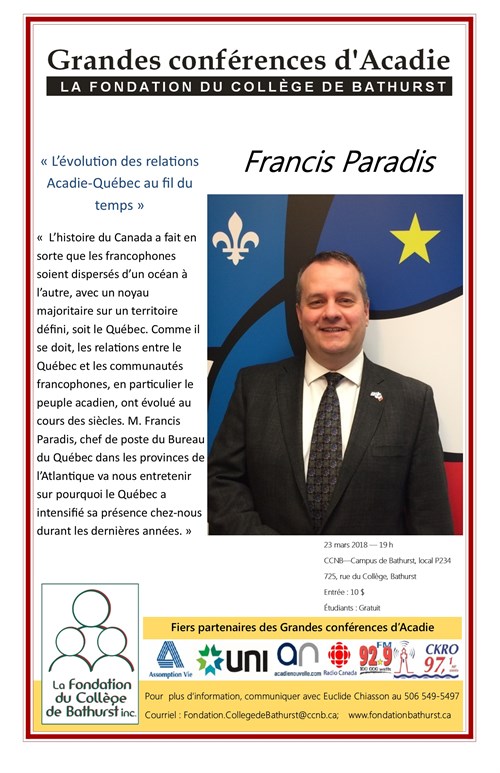 Francis Paradis 23 Mars 2018